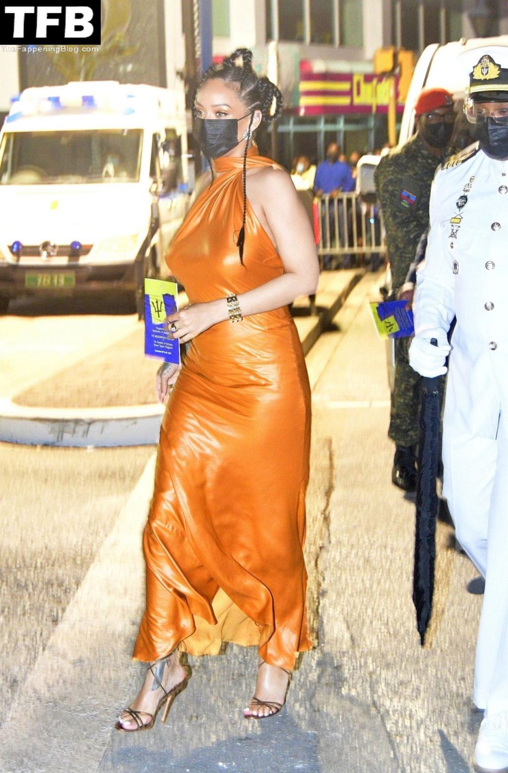 Rihanna Looks Hot at the Presidential Inauguration Ceremony at Heroes Square in Bridgetown (35 Photos)