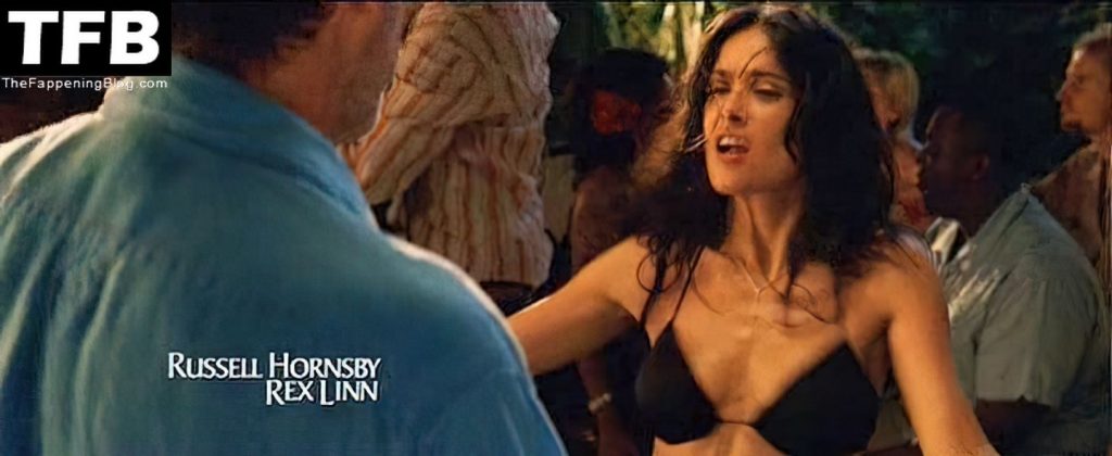 Salma Hayek Topless &amp; Sexy – After the Sunset (4 Pics + Video)