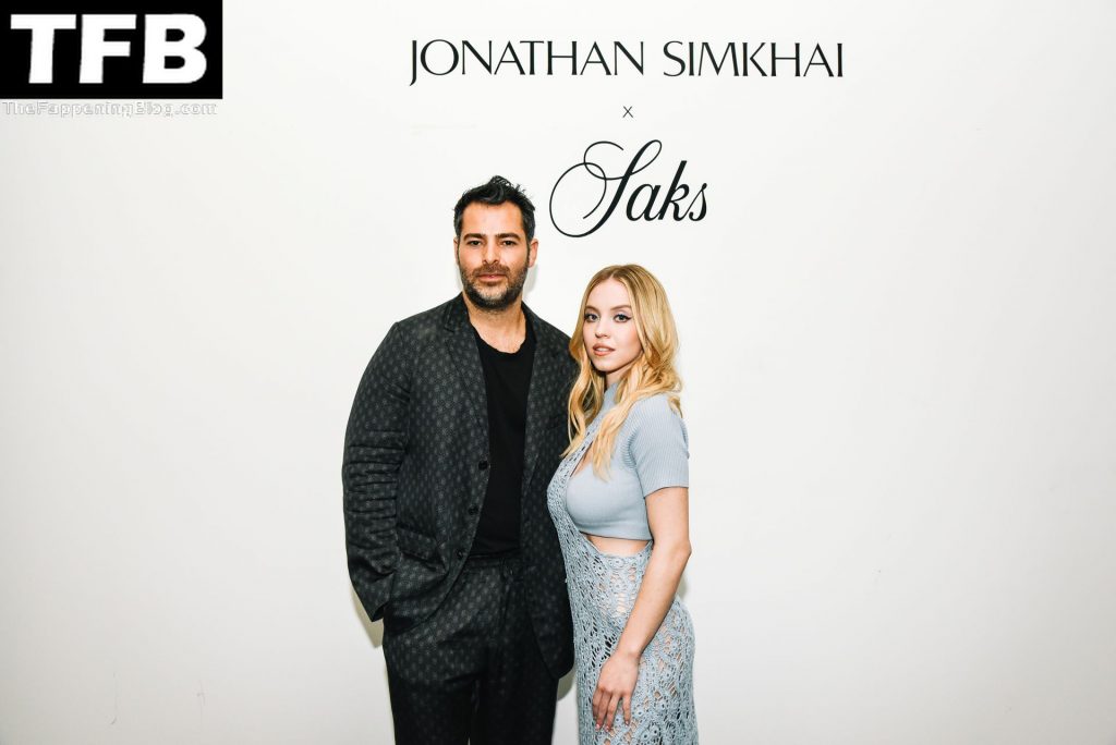 Sydney Sweeney is Pictured at Jonathan Simkhai x Saks Fifth Avenue Cocktail &amp; Dinner Party (24 Photos)