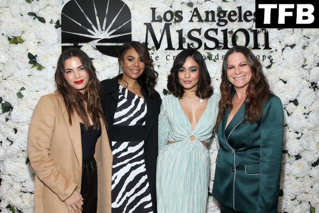 Vanessa Hudgens Wows in a Sexy Gown at the Annual LA Mission’s Fundraiser (9 Photos)
