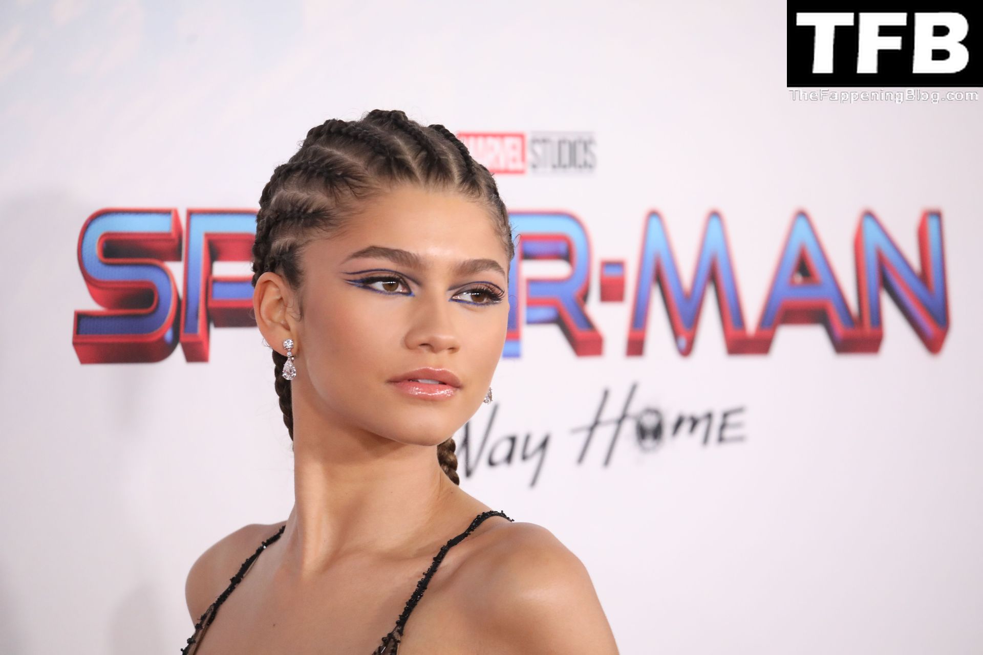 Zendaya Flaunts Her Small Tits at the LA Premiere of "Spider-Man: No W...