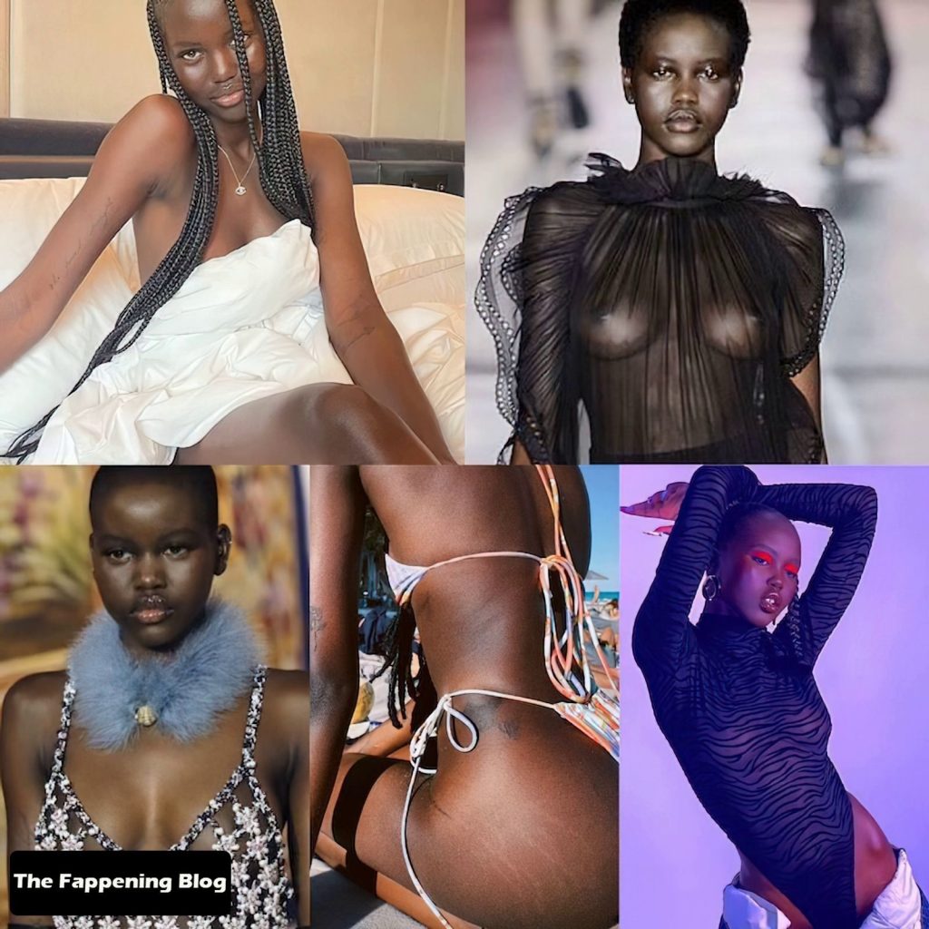 Adut Akech Bior Nude &amp; Sexy Collection (18 Photos + Video)