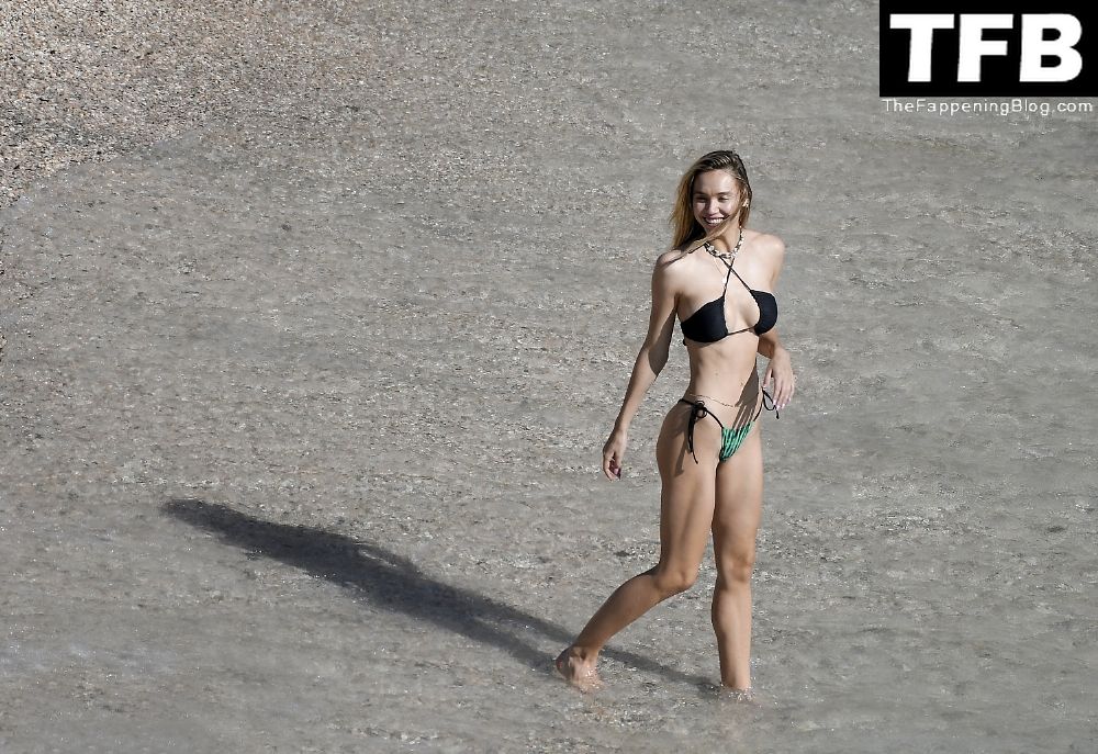 Alexis Ren Shows Off Her Slender Figure in a Bikini on the Beach in St Barts (91 Photos)