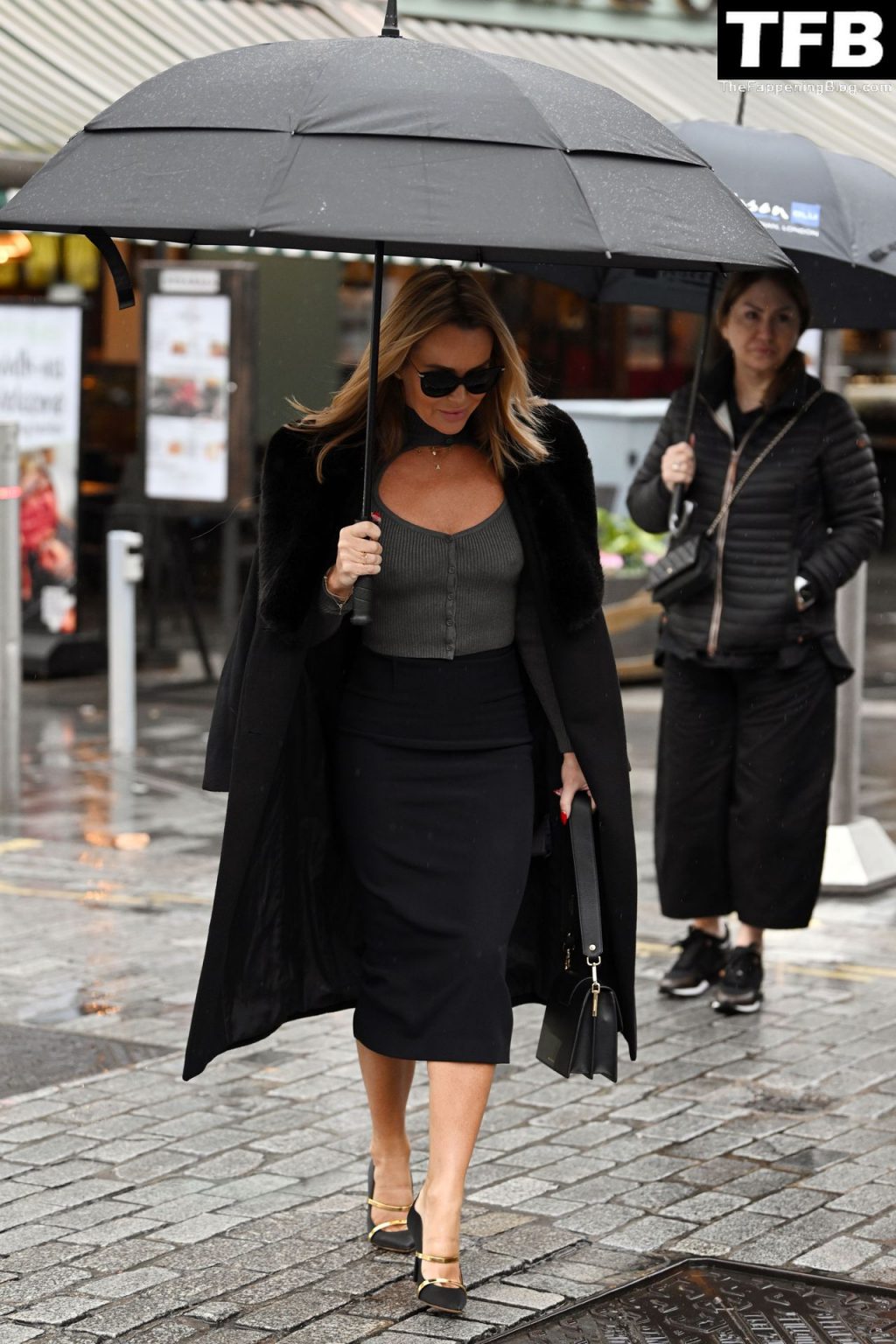 Braless Amanda Holden is Spotted at Global Studios in London (33 Photos)