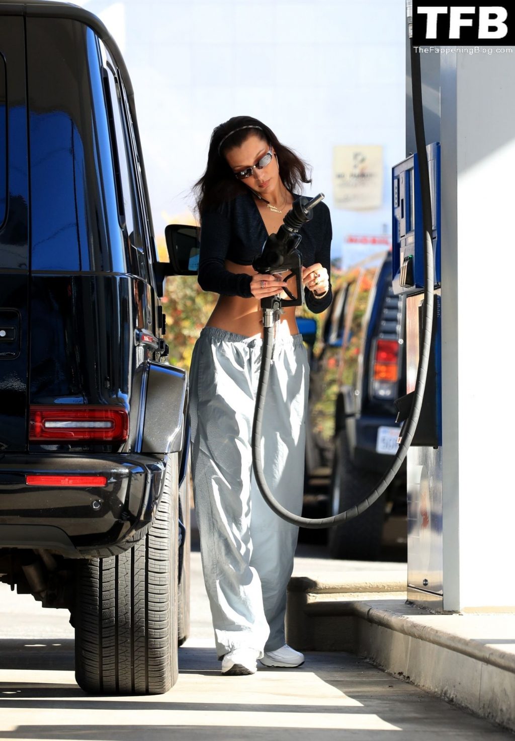 Bella Hadid Sends Temperatures Soaring at the Gas Pump (53 Photos)