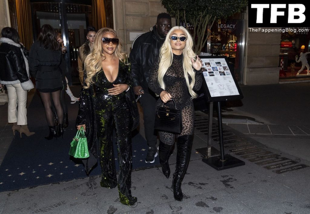 Blac Chyna Puts on a Sexy Display Showing Off All Her Voluptuous Curves in Paris (49 Photos)