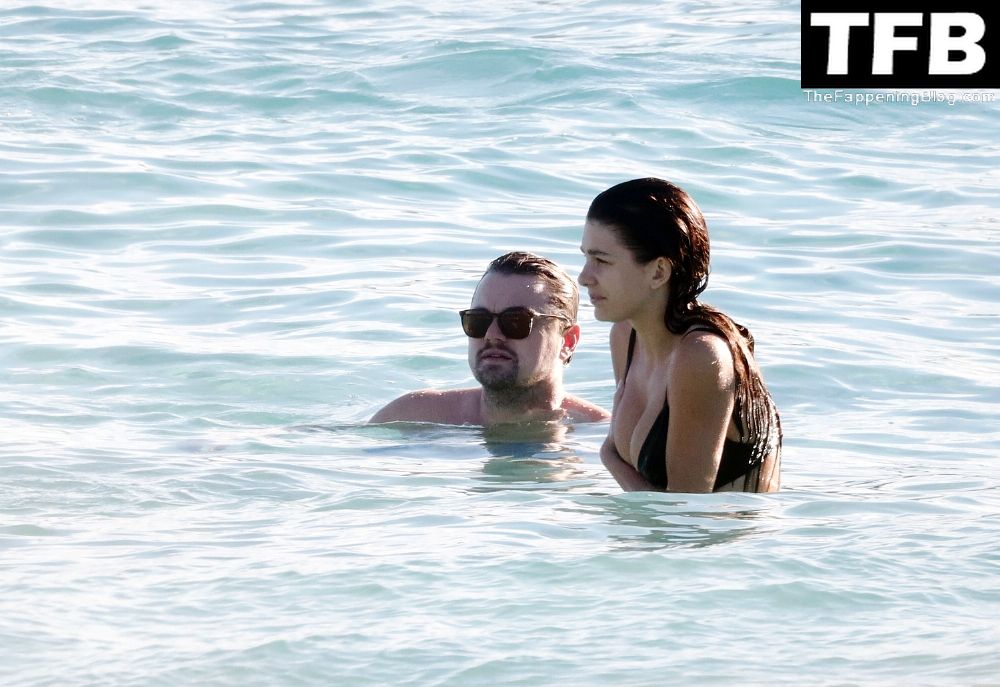 Leonardo DiCaprio &amp; Camila Morrone Enjoy the Beach in St Barts (26 Photos)