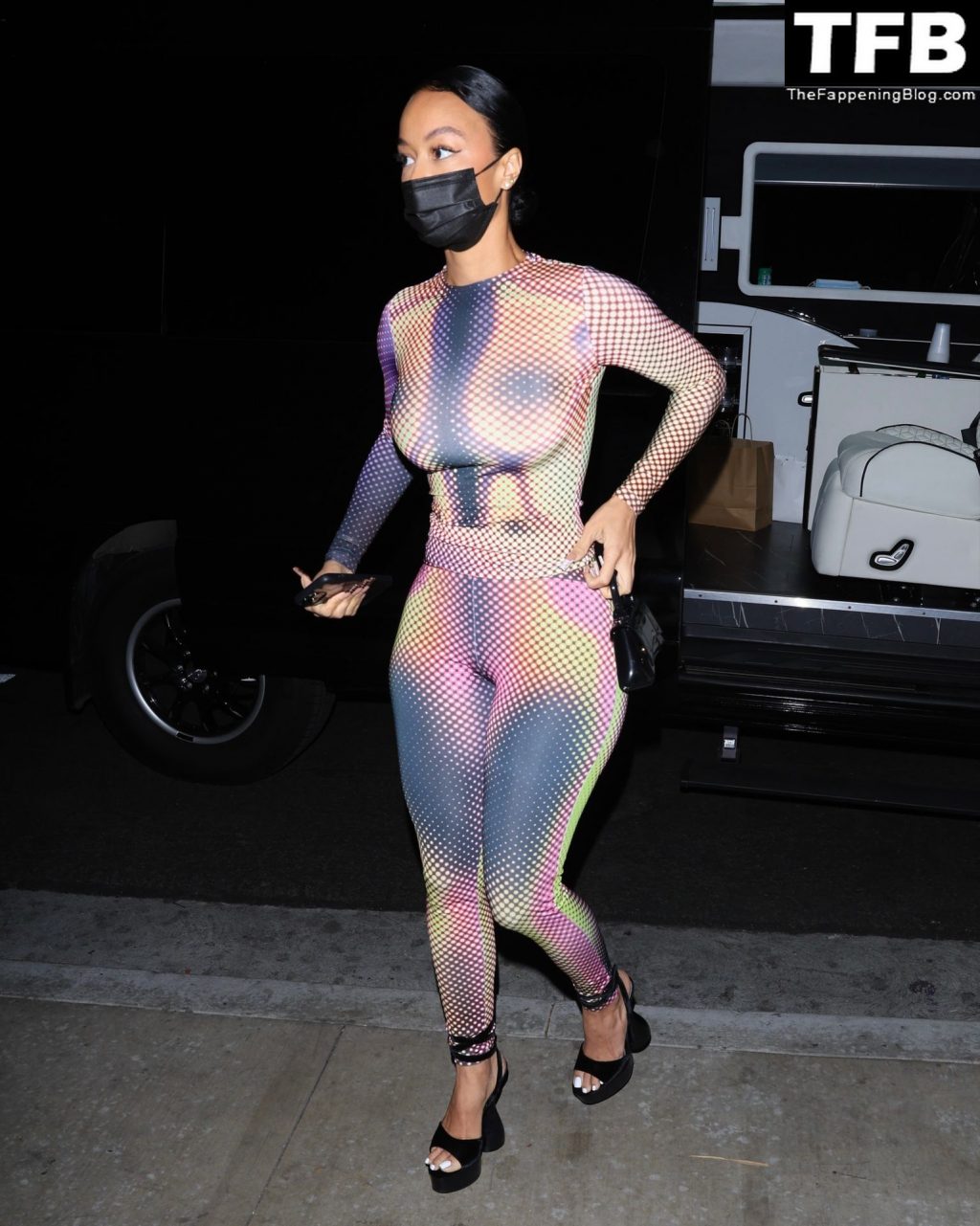 Draya Michele Flaunts her Curvy Figure at TAO in LA (27 Photos)