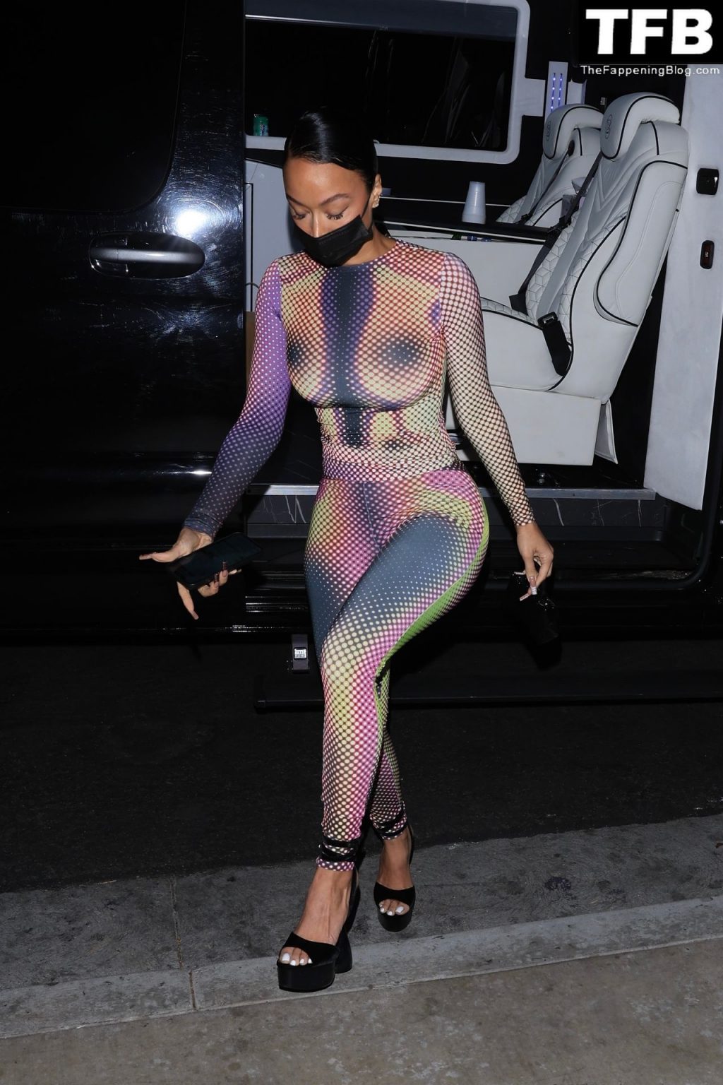 Draya Michele Flaunts her Curvy Figure at TAO in LA (27 Photos)
