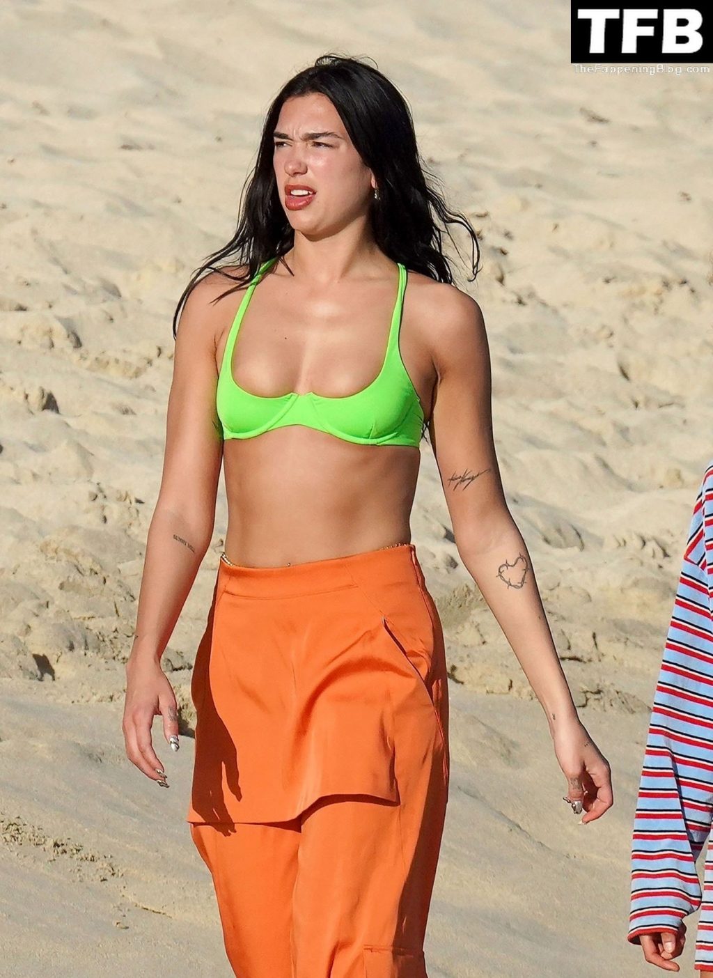 Dua Lipa Shows Off Her Bikini Body &amp; Tits While on Holiday in St Barts (83 Photos)