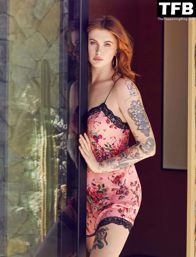 Ireland Baldwin Shows Off Her Sexy Figure As She Poses In Lingerie For Bcbgmaxazria 10 Photos 