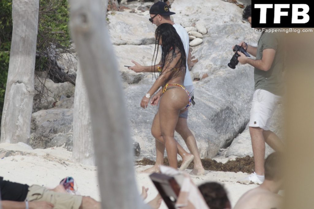 Jade Flaunts Her Curves on the Beach in Tulum (47 Photos)