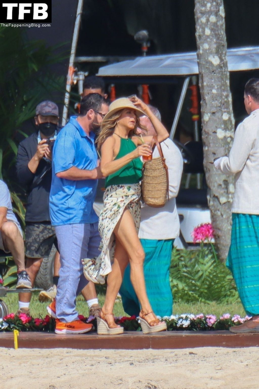 Jennifer Aniston &amp; Adam Sandler are Spotted on the Set of Netflix’s ‘Murder Mystery 2’ For the First Time (86 Photos)