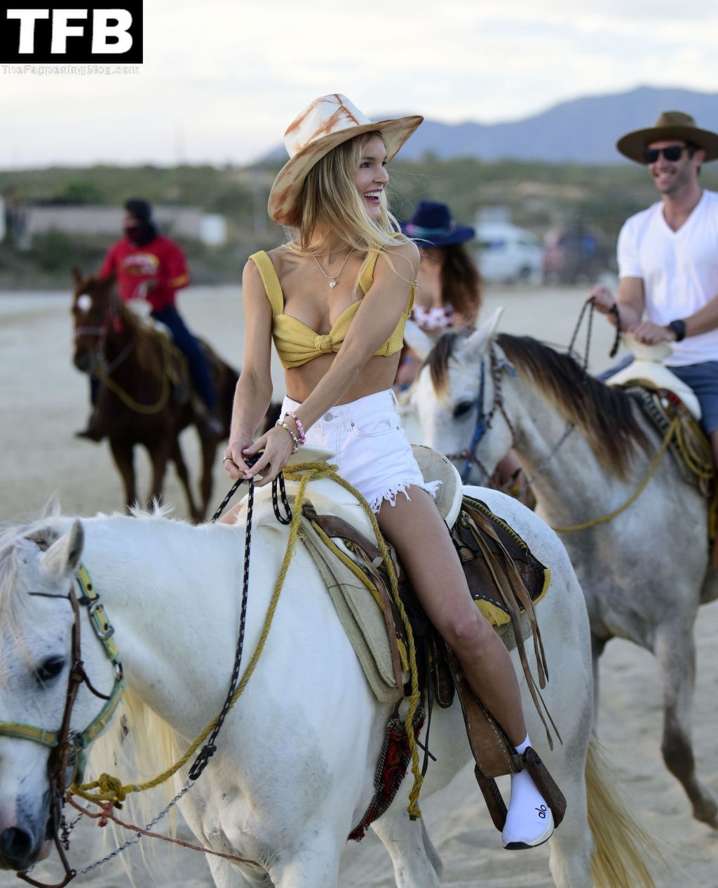 Joy Corrigan is Pictured Taking a Horseback Ride in in Cabo San Lucas (89 Photos)