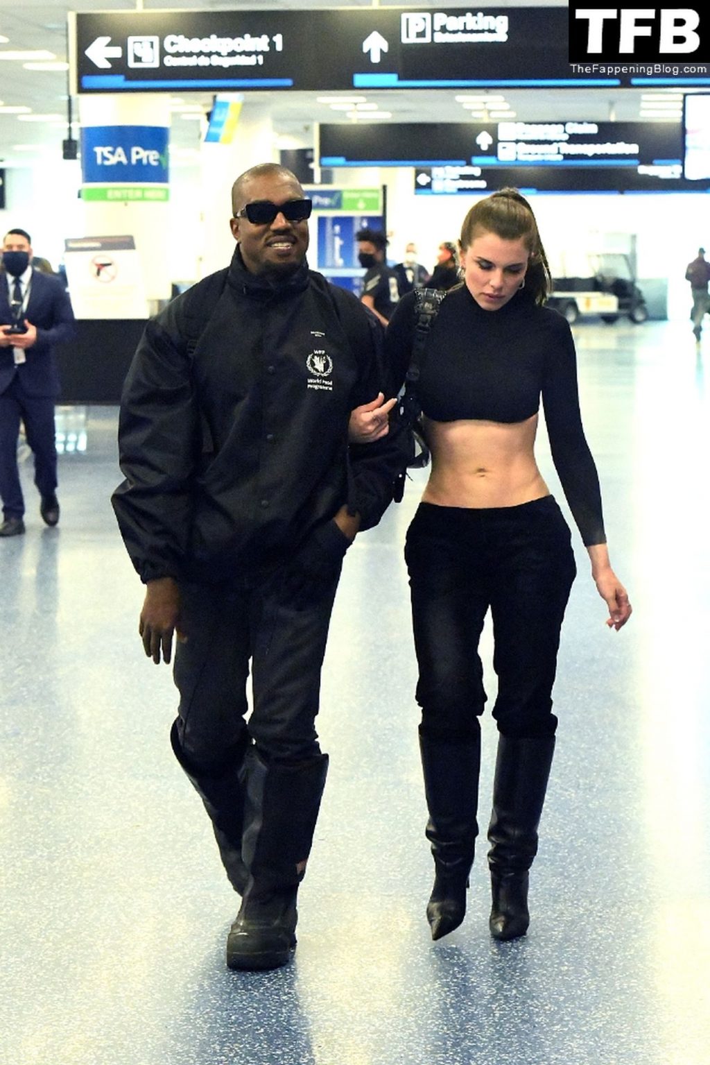 Kanye West is All Smiles as He Reunites with His Girlfriend Julia Fox at Miami International Airport (78 Photos)