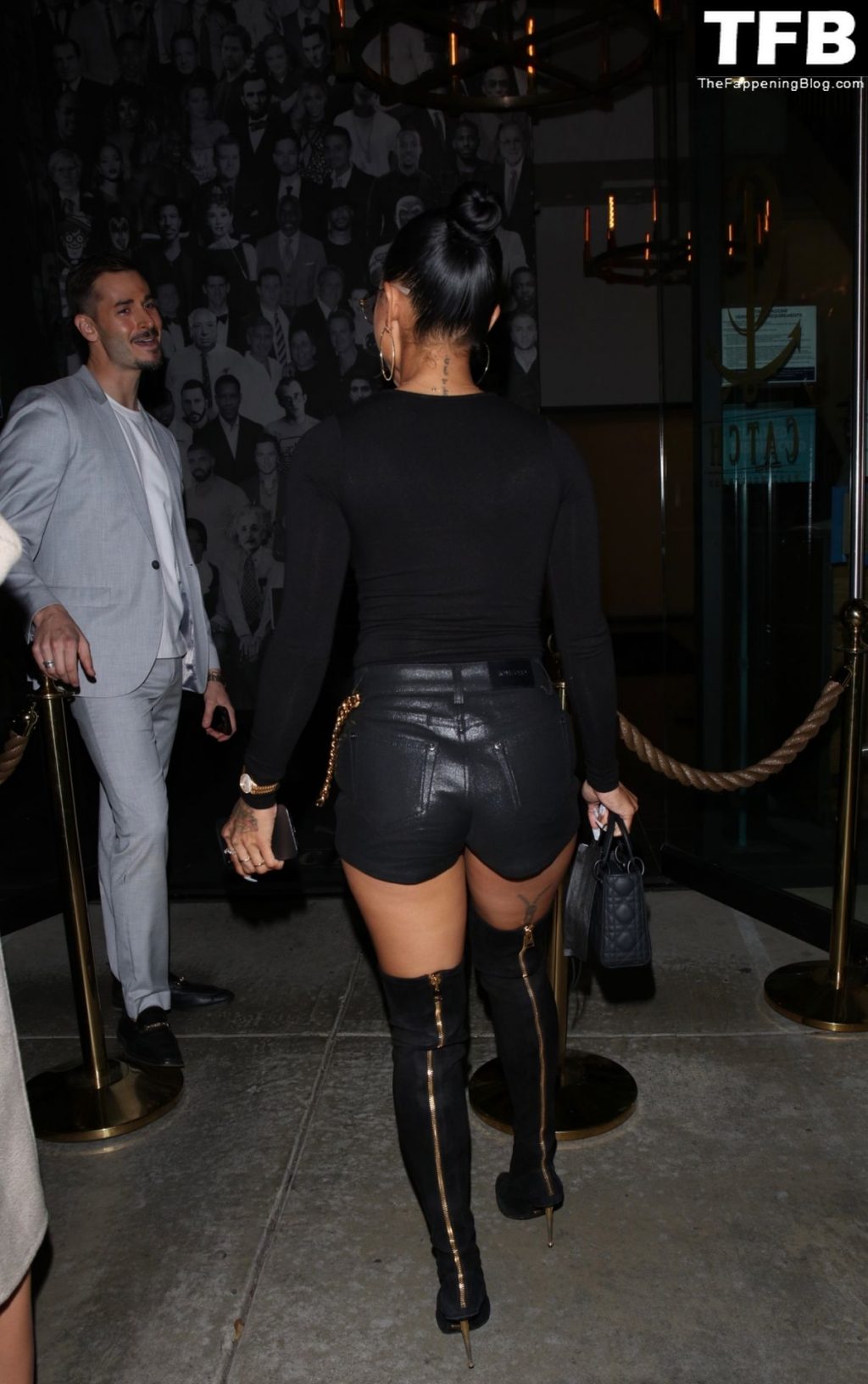 Karrueche Tran Puts on a Leggy Display as She Steps Out to Dinner with Friends in WeHo (53 Photos)