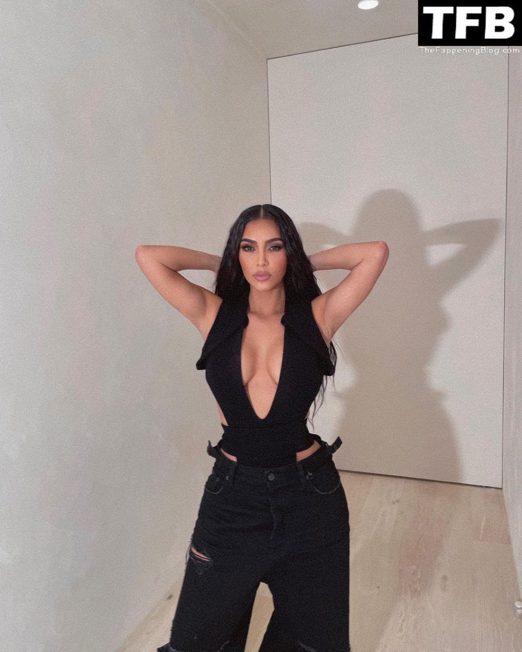 Kim Kardashian Puts Her Big Boobs on Display (7 Photos)