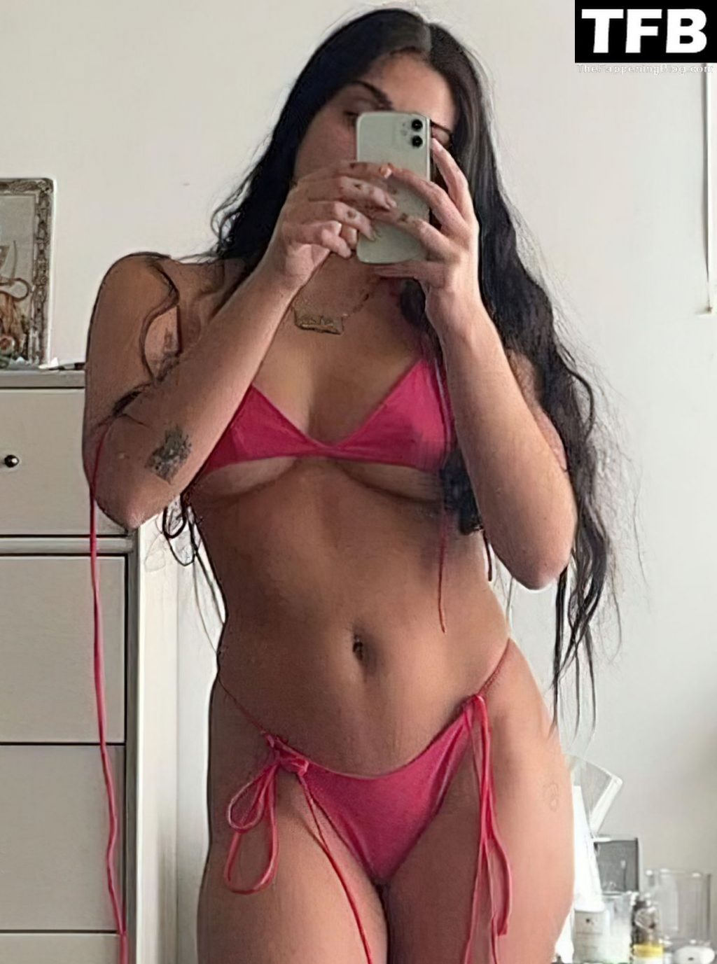 Lourdes Leon Shows Off Her Sexy Tits in a Bikini (2 Photos)