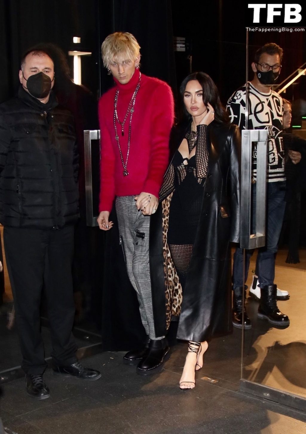 Megan Fox &amp; Machine Gun Kelly Leave the Dolce and Gabbana Office in Milan (21 Photos)