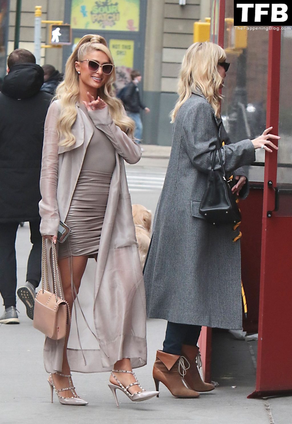 Paris Hilton is All Legs While Out and About in New York City with Her Sister (44 Photos)