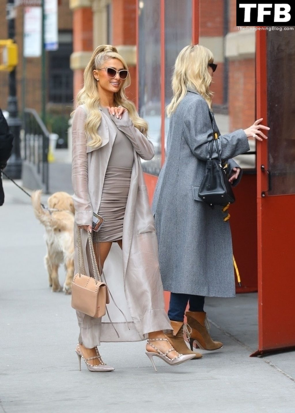 Paris Hilton is All Legs While Out and About in New York City with Her Sister (44 Photos)