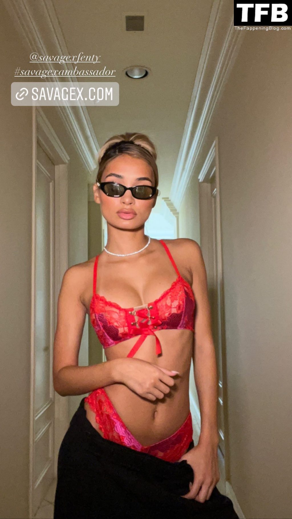 Pia Mia Perez Shows Off Her Sexy Tits in the Savage x Fenty Shoot (8 Photos)