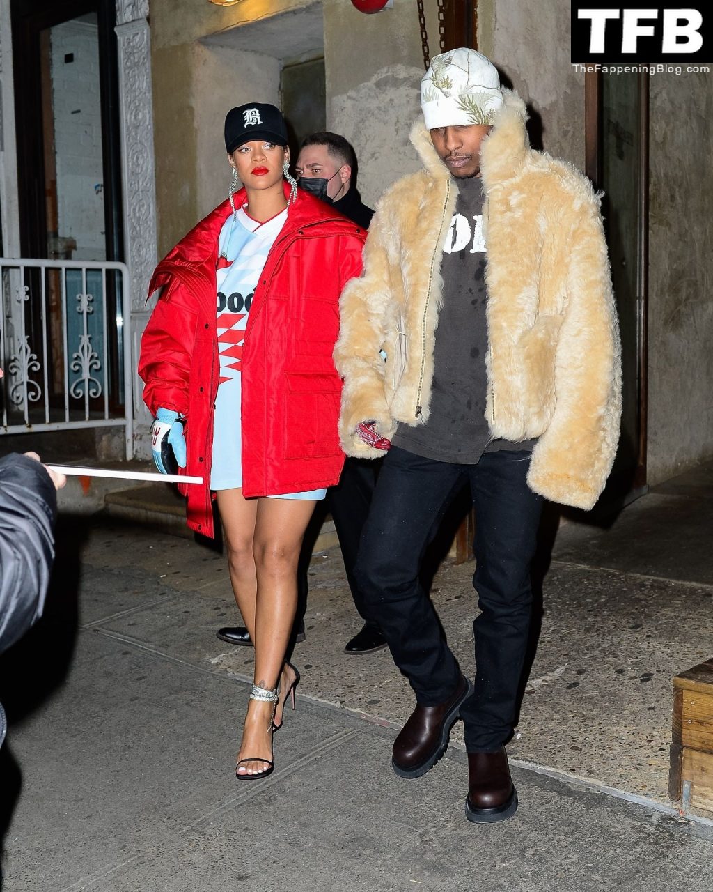 Rihanna &amp; A$AP Rocky Hold Hands and Head to Dinner in New York (62 Photos)
