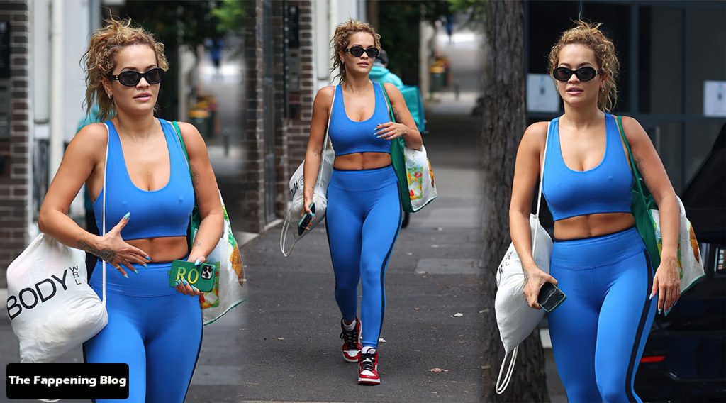 Rita Ora Shows Her Pokies &amp; Cameltoe at the 98 Riley Street Gym in Sydney (14 New Photos)