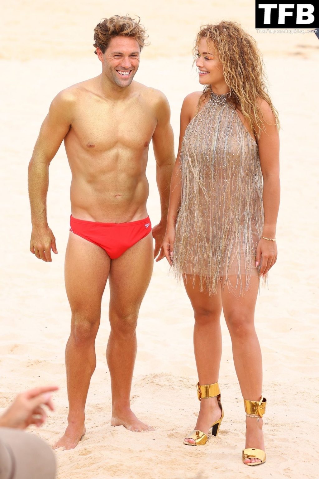 Rita Ora Looks Sensational as She Channels Baywatch in a Beautiful Dress on Sydney Beach (39 Photos)