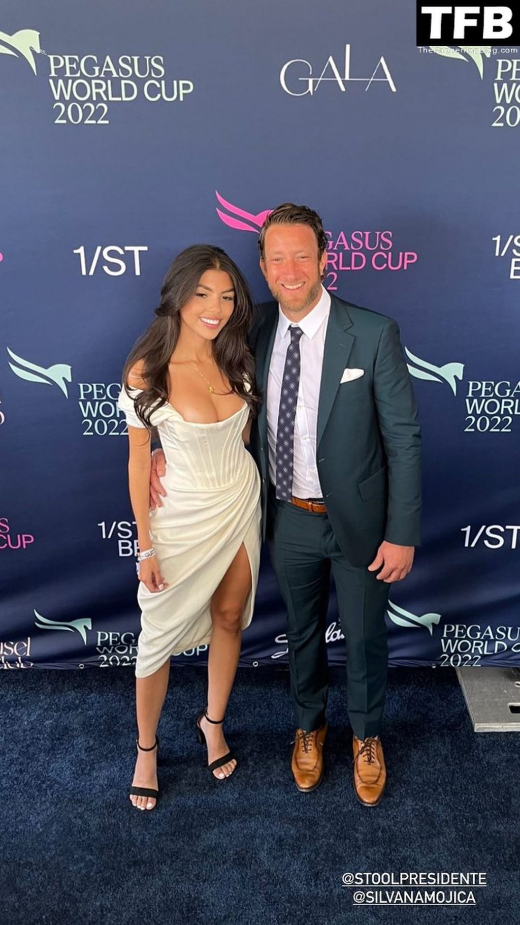 Silvana Mojica Flaunts Her Sexy Boobs at the 2022 Pegasus World Cup (11 Photos)