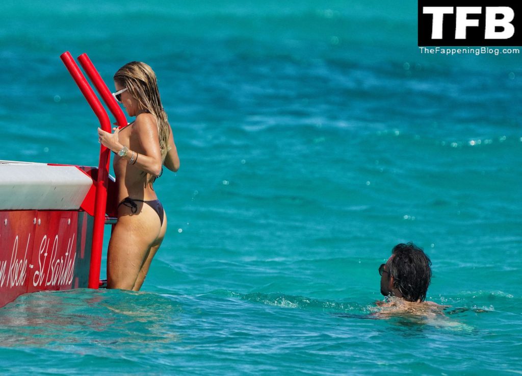 Sylvie Meis &amp; Her Husband are Seen Frolicking in the Caribbean Sea (46 Photos)