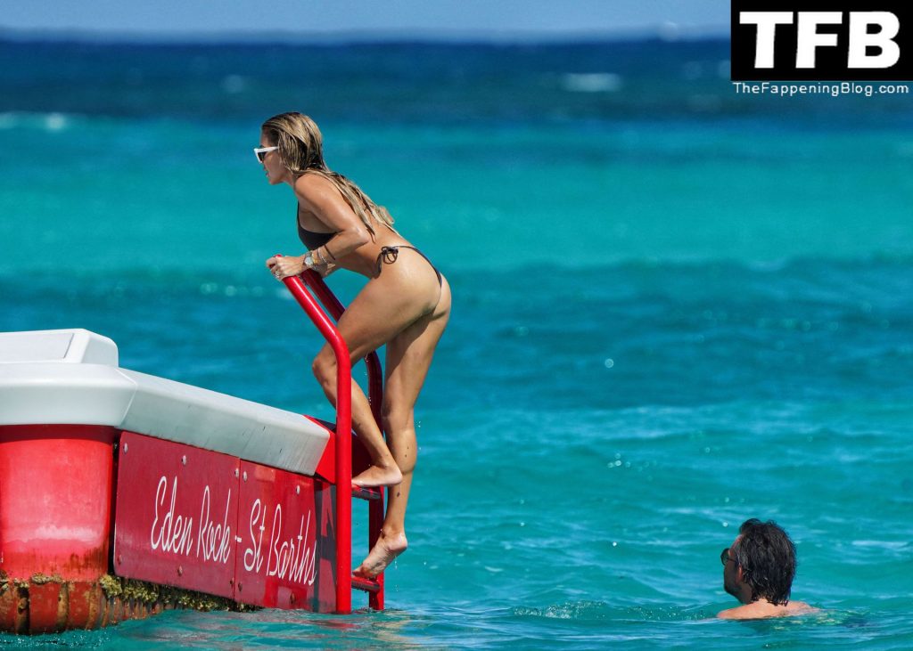 Sylvie Meis &amp; Her Husband are Seen Frolicking in the Caribbean Sea (46 Photos)