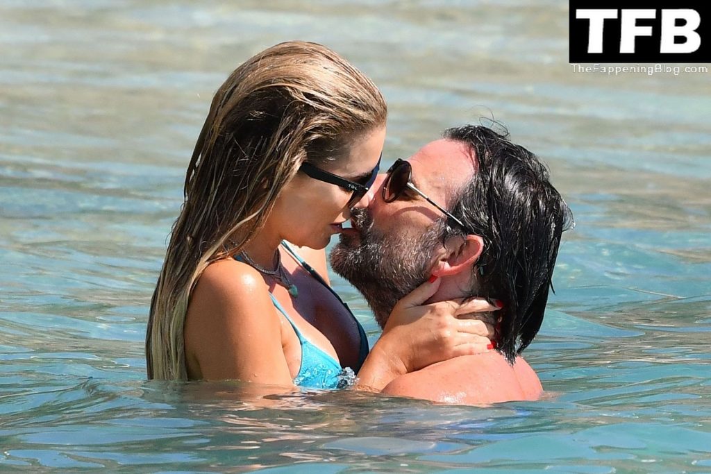 Sylvie Meis Looks Stunning in a Blue Bikini Relaxing on the Beach in St Barts (63 New Photos)