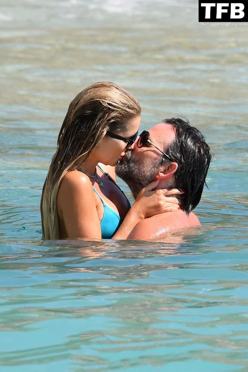 Sylvie Meis Looks Stunning in a Blue Bikini Relaxing on the Beach in St Barts (62 New Photos)