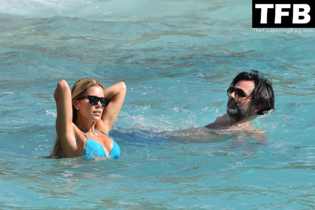 Sylvie Meis Looks Stunning in a Blue Bikini Relaxing on the Beach in St Barts (62 New Photos)