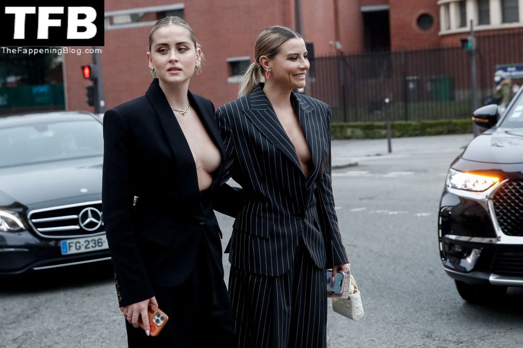 Valentina Ferragni &amp; Veronica Ferraro Show Their Boobs in Paris (16 Photos)