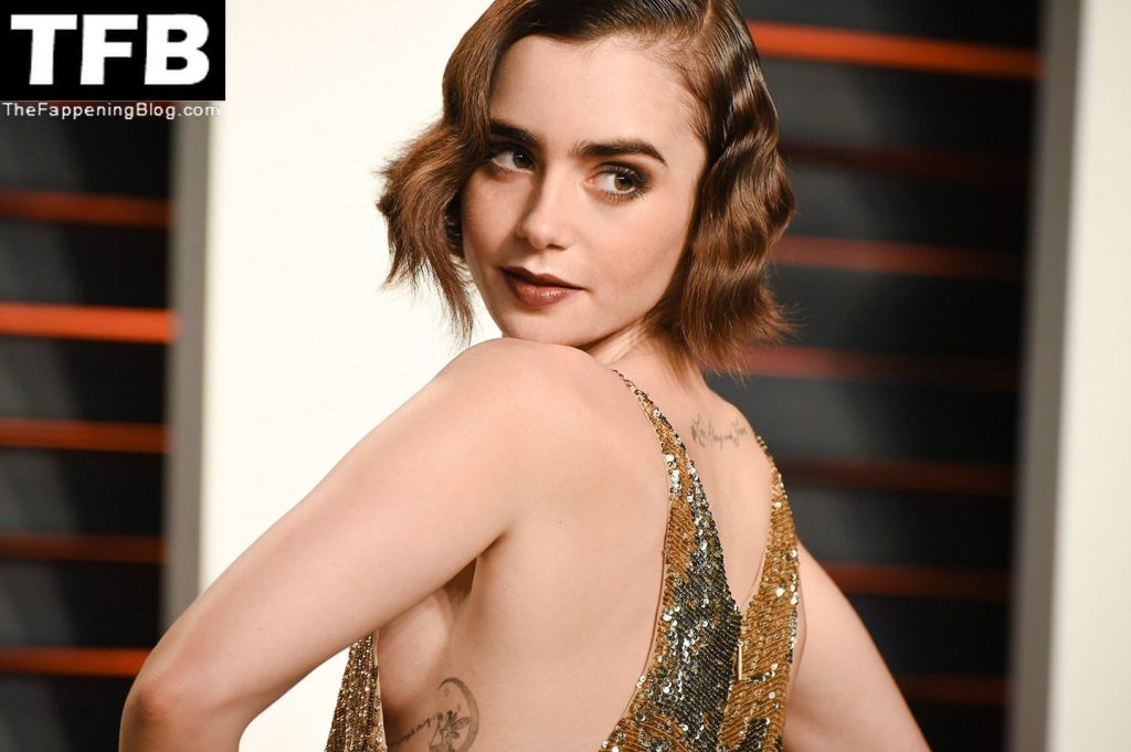 Lily Collins Nude &amp; Sexy Collection (63 Photos)