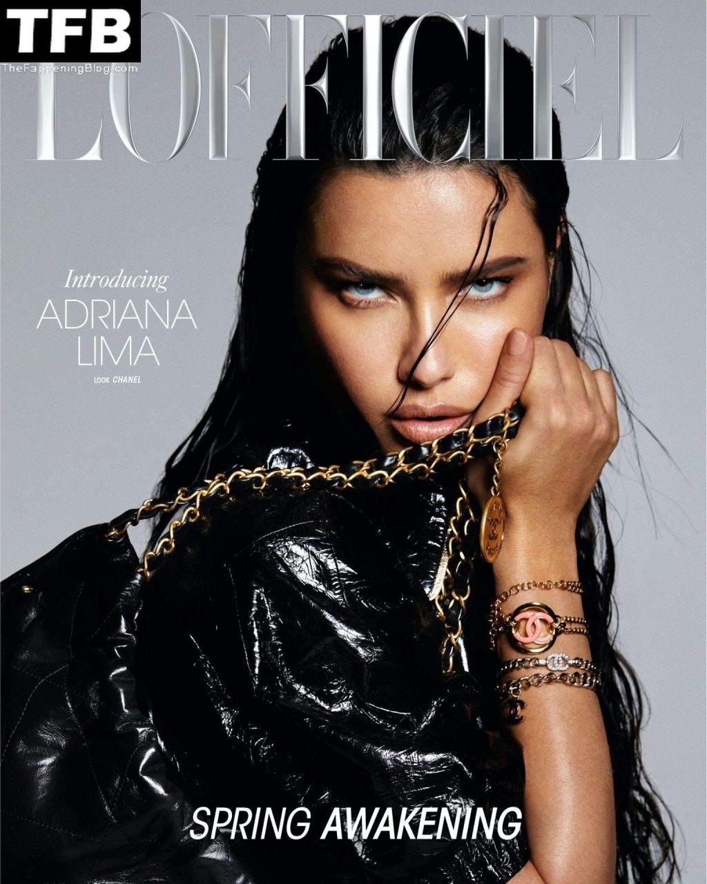 Adriana Lima Sexy L’Officiel Magazine (9 Photos)