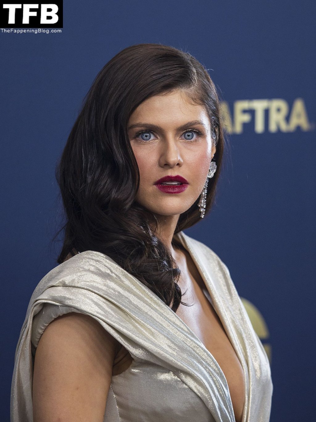 Alexandra Daddario Flaunts Her Famous Cleavage at the 28th Screen Actors Guild Awards (128 Photos)