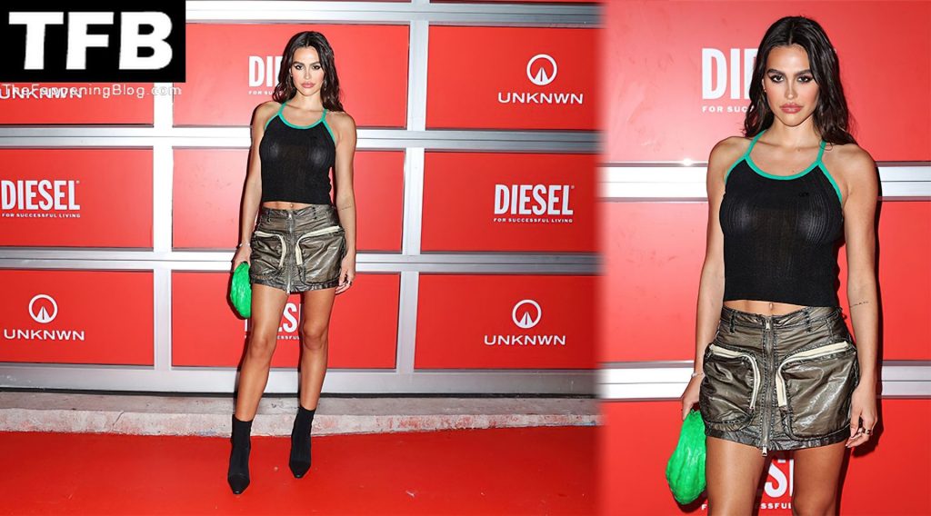 Amelia Gray Hamlin Flashes Her Nude Tits at the Diesel’s ‘Prototype’ Sneaker Launch Event in Miami (9 Photos)