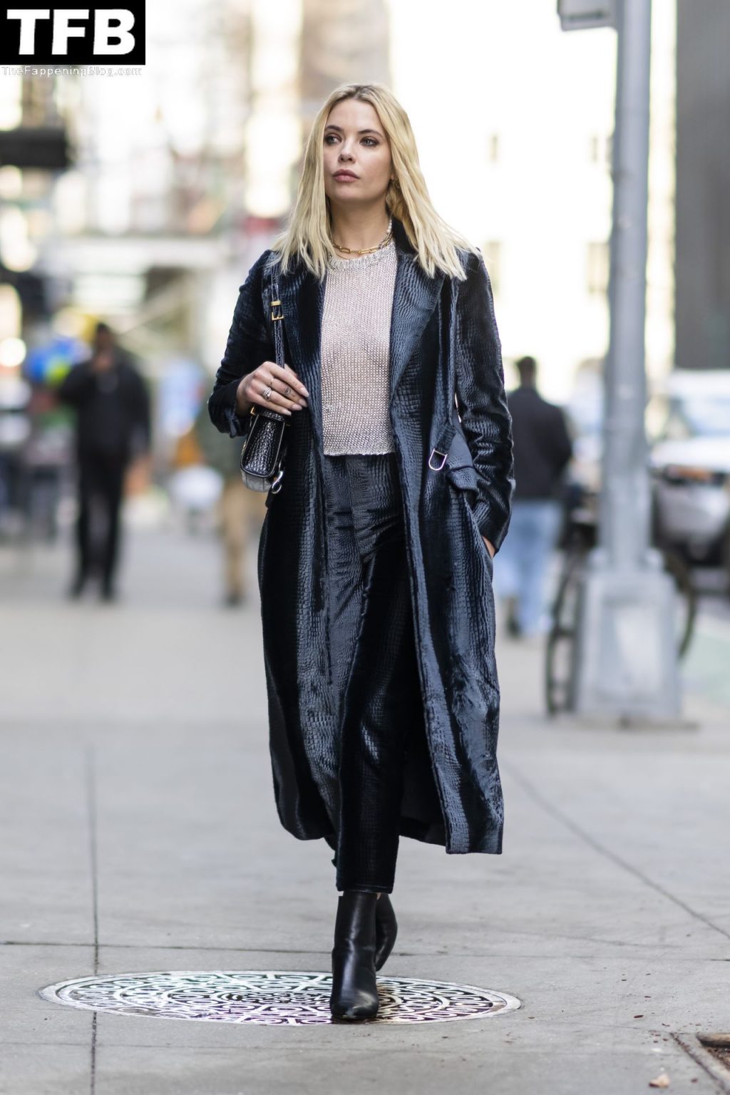 Braless Ashley Benson Looks Stylish While Heading to a Meeting in NYC (20 Photos)