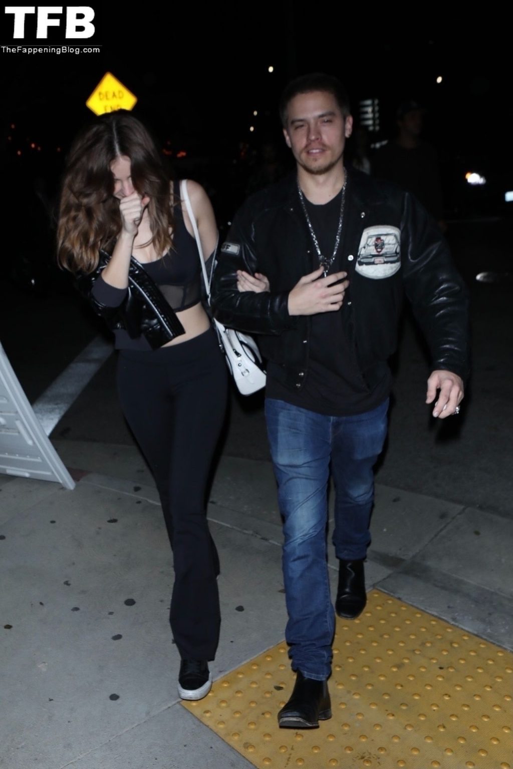 Barbara Palvin &amp; Dylan Sprouse Leave The Nice Guy After Partying All Night (39 Photos)