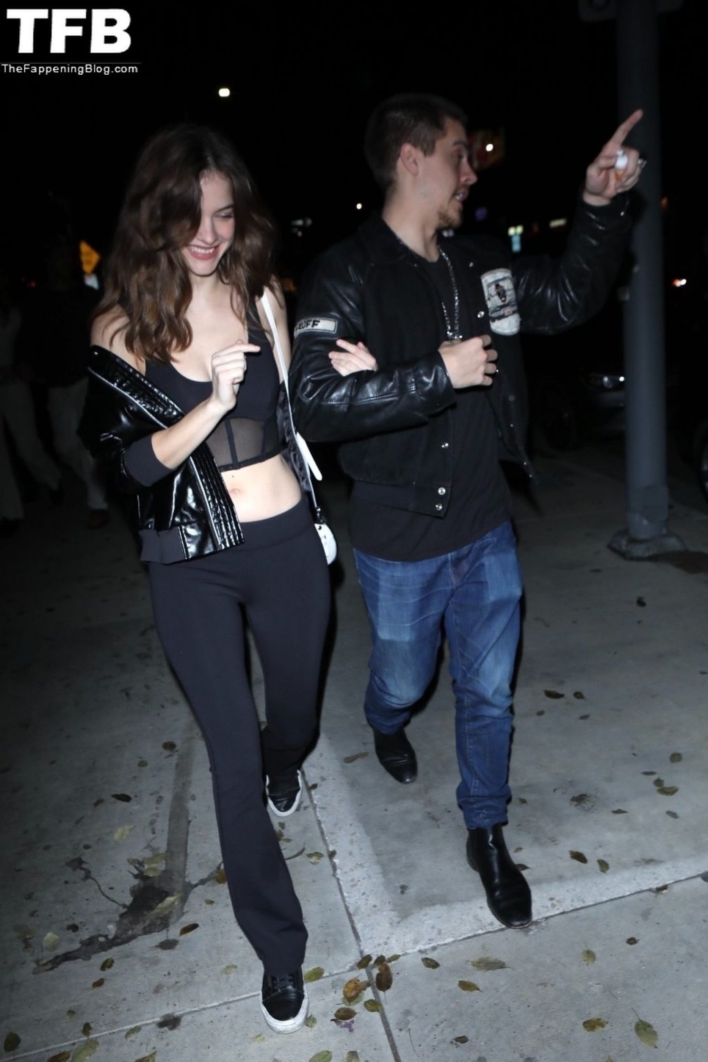 Barbara Palvin &amp; Dylan Sprouse Leave The Nice Guy After Partying All Night (39 Photos)