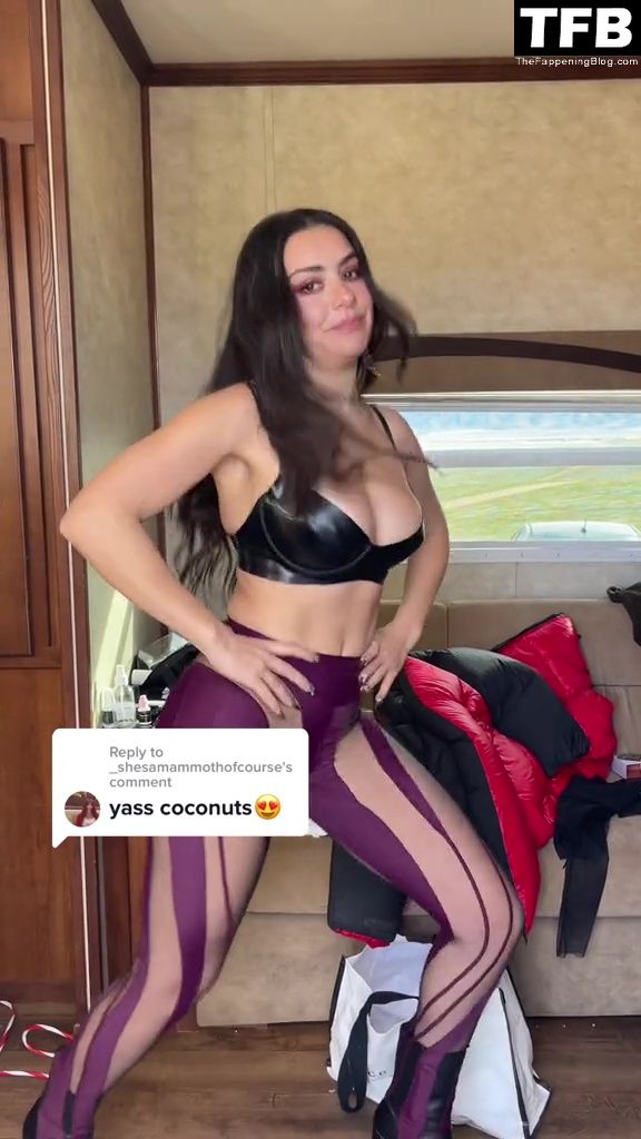 Charli XCX Teases With Her Sexy Tits (4 Pics + Video)