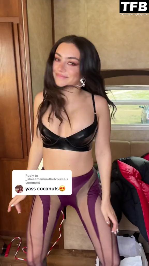Charli XCX Teases With Her Sexy Tits (4 Pics + Video)