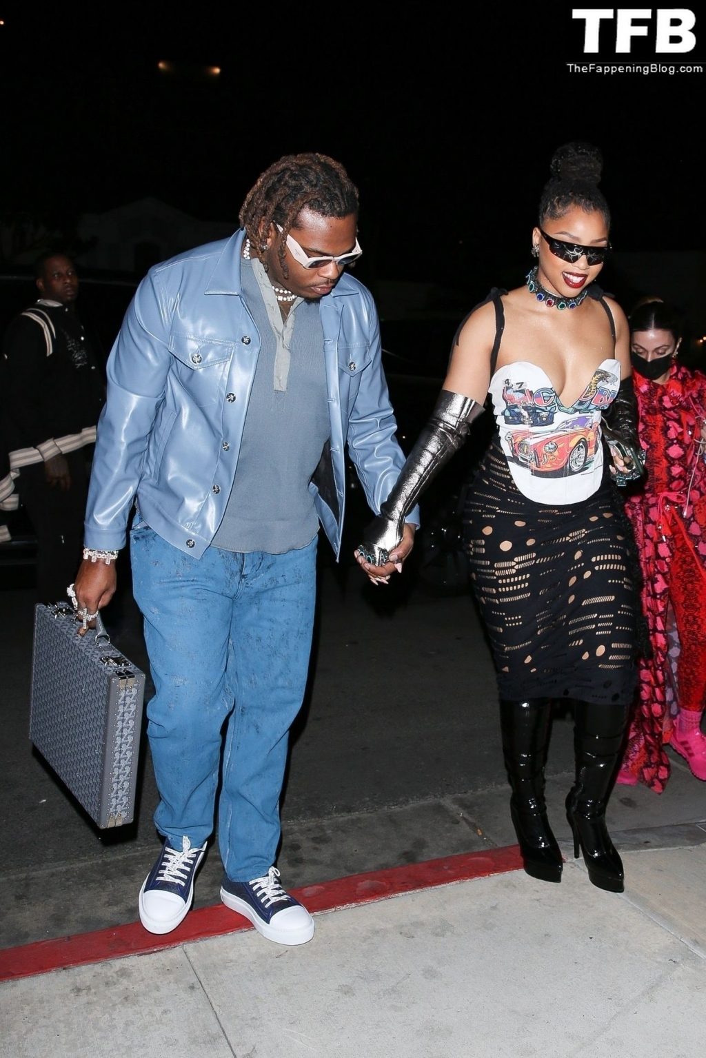 Gunna &amp; Chloe Bailey are Seen Doing More Than Making Music Together (9 Photos)