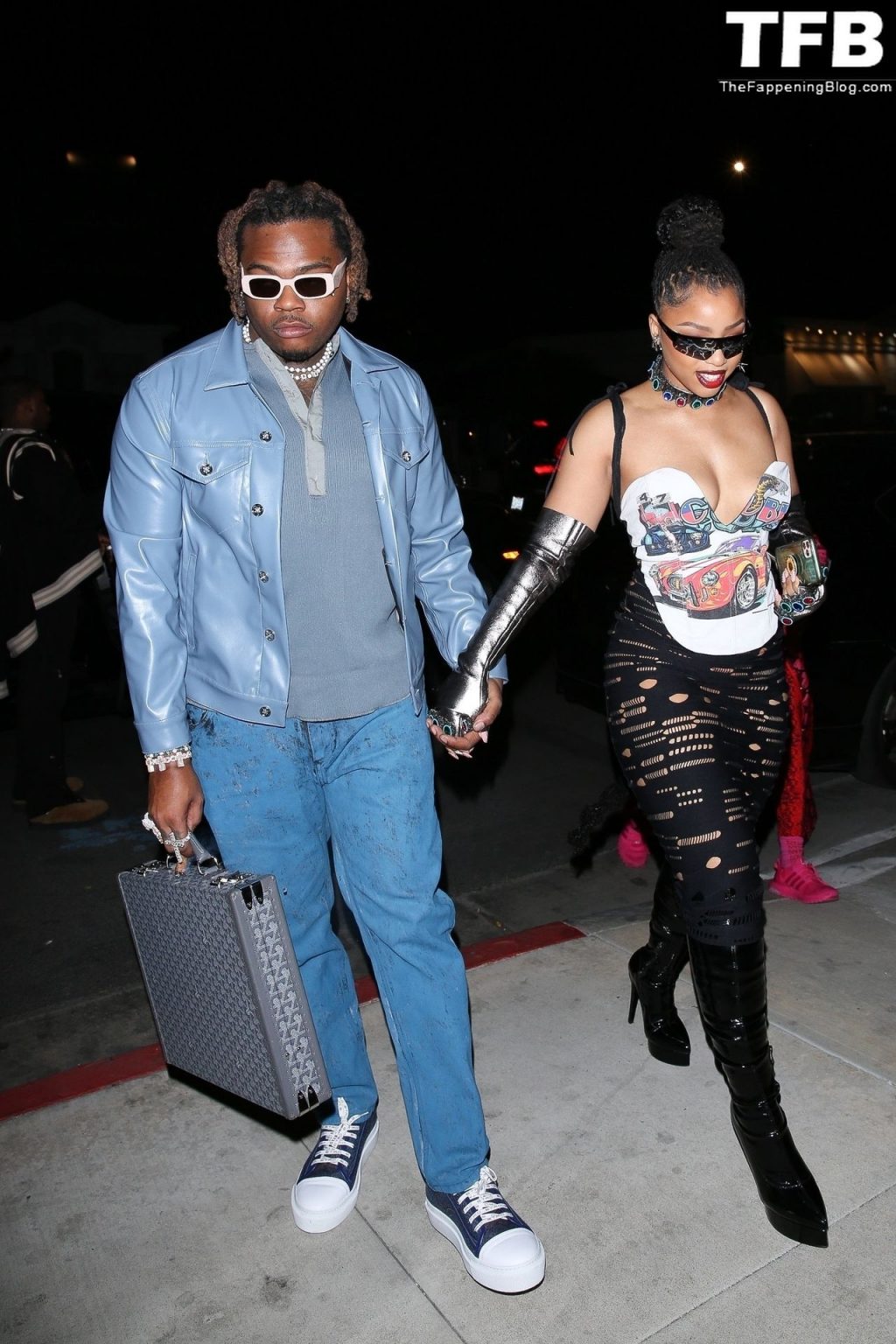 Gunna &amp; Chloe Bailey are Seen Doing More Than Making Music Together (9 Photos)