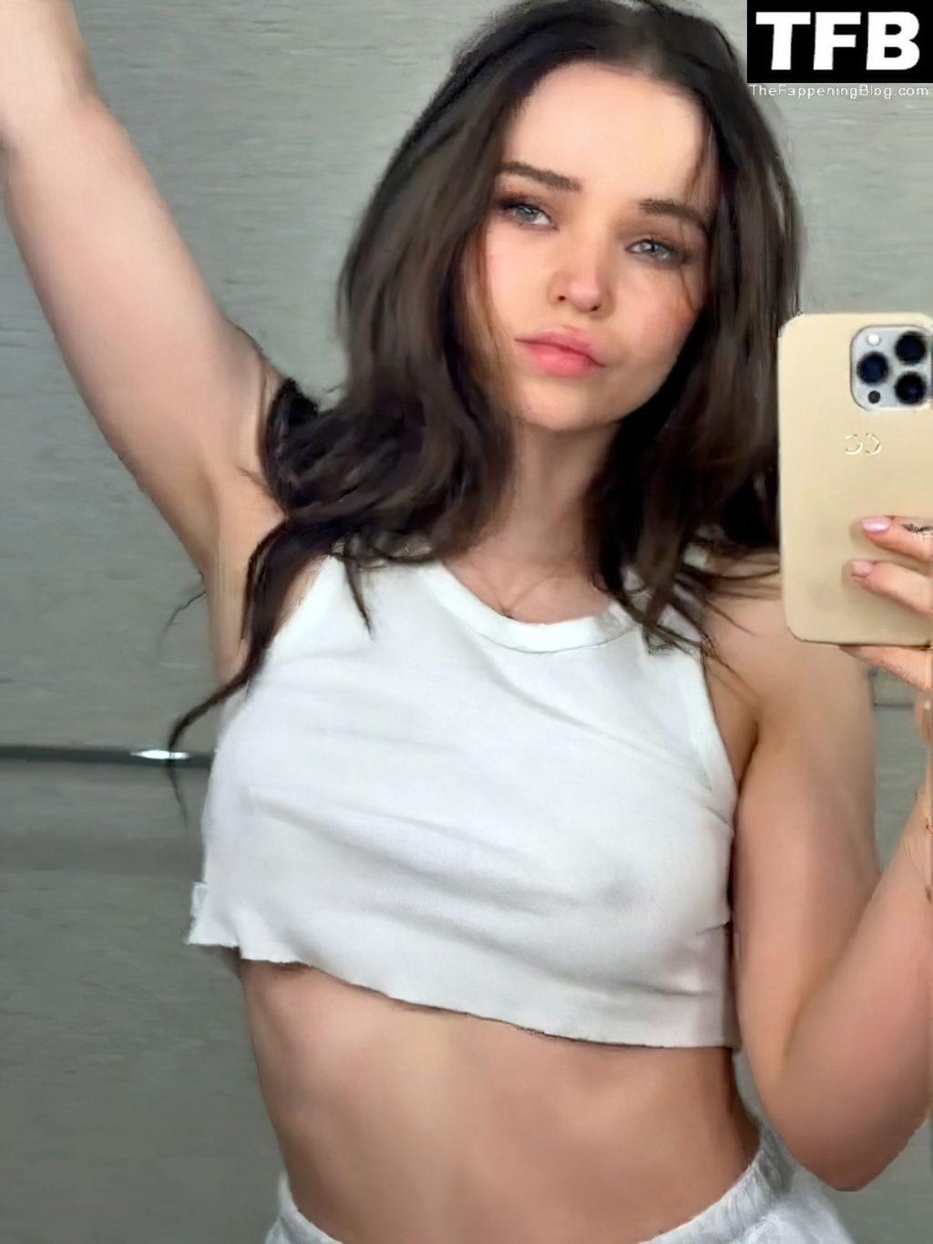 Dove Cameron Shows Her Pokies in a New Selfie Shoot (10 Photos + Video)