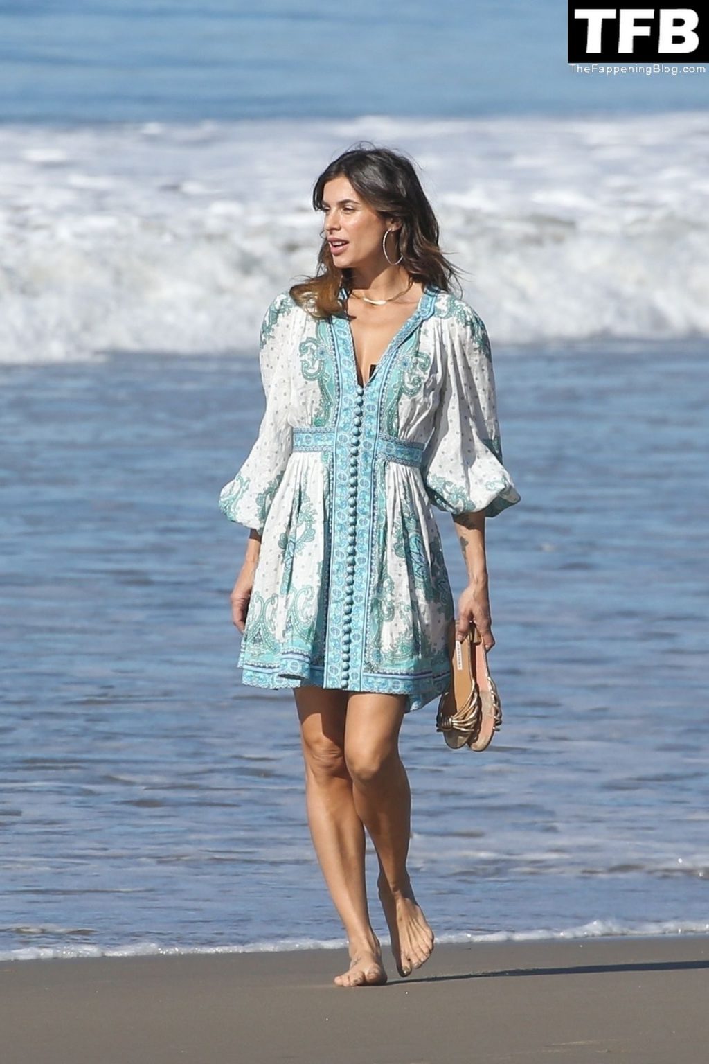 Elisabetta Canalis Undresses on the Beach During a Sexy Shoot in Santa Monica (66 Photos)