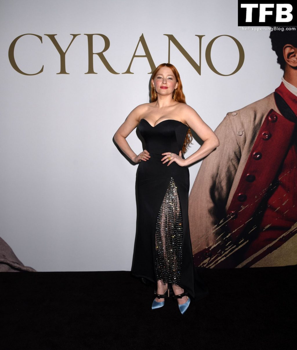 Haley Bennett Shows Off Her Sexy Boobs at the Premiere of “Cyrano” in NYC (43 Photos)
